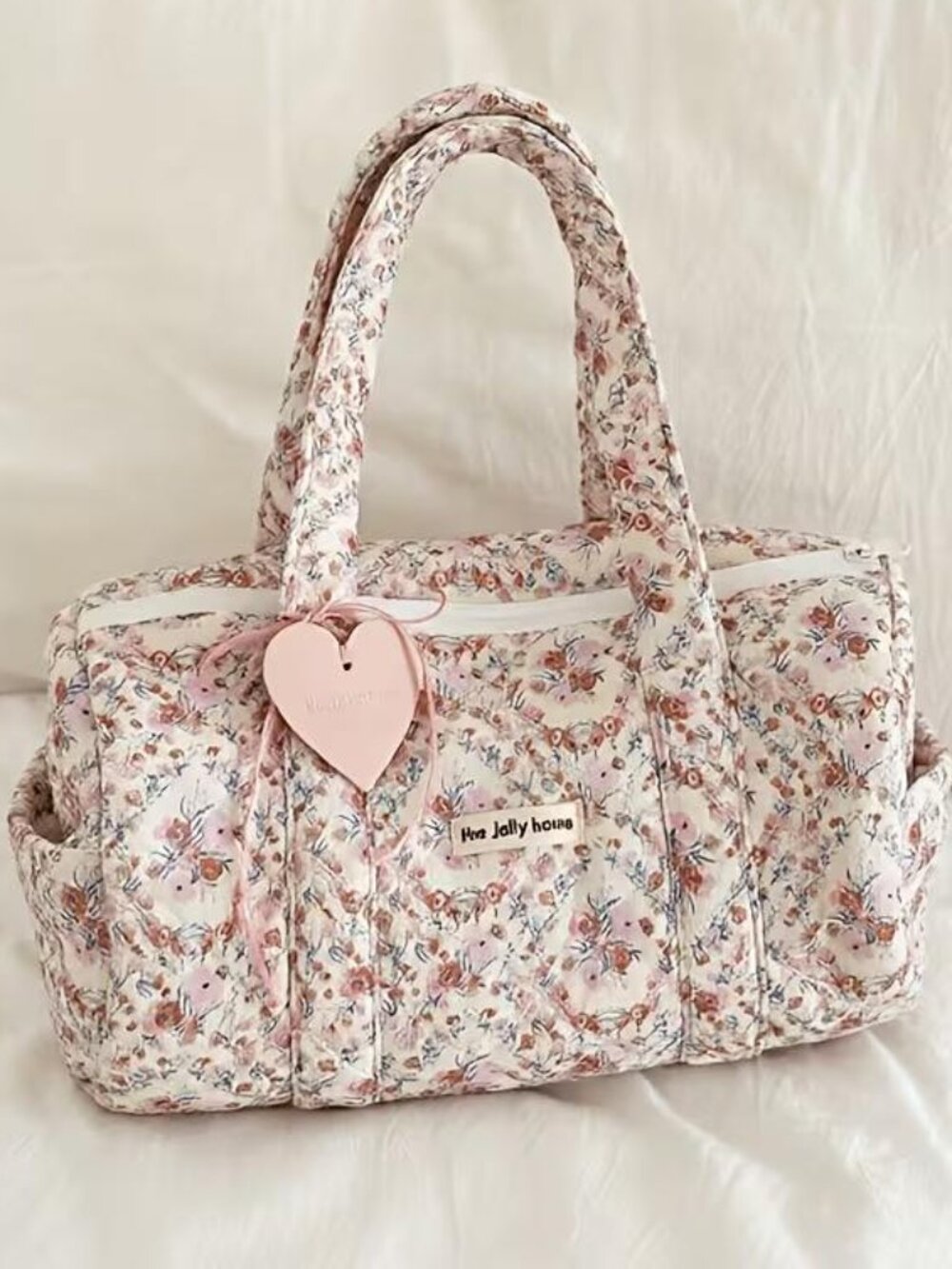 FLORAL PRINT DUFFLE